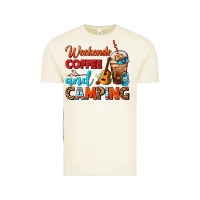 Vintage Arctic weekends coffee and camping frappe coffee Vintage Tee - FaDigitalArtStudio