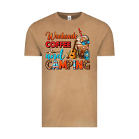 Vintage Camel weekends coffee and camping frappe coffee Vintage Tee - FaDigitalArtStudio