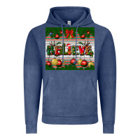 Vintage Denim Christmas Believe Vintage Hoodie - BundleAndBundleShop