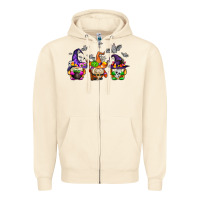 Sandshell halloween gnomes Zipper Hoodie - AdoDesignShop