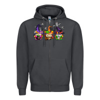 Smoke halloween gnomes Zipper Hoodie - AdoDesignShop