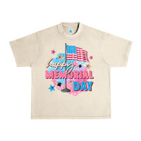 Sandshell Happy Memorial Day Urban Heavy Tee - FaDigitalArtStudio