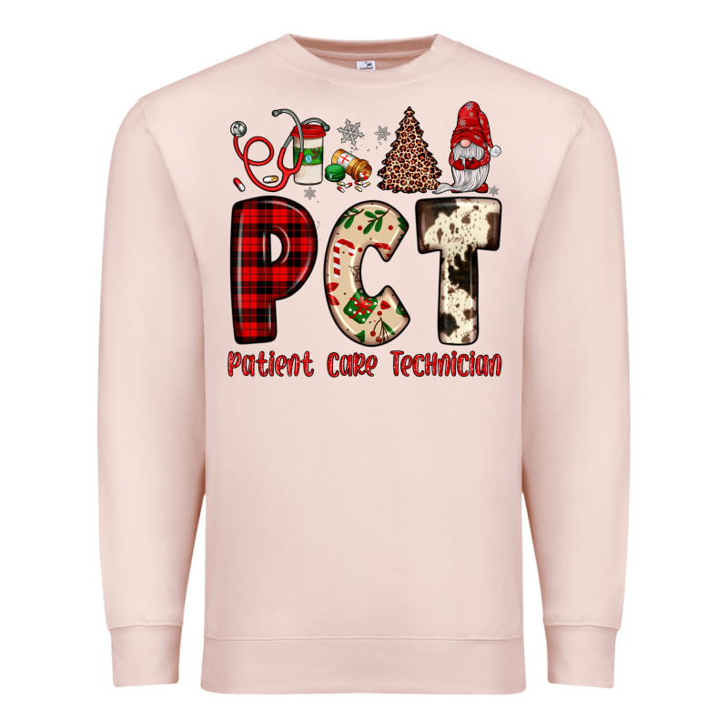 Pct Patient Care Technician  Christmas Premium Sweatshirt by JahusDesignShop | Teevron