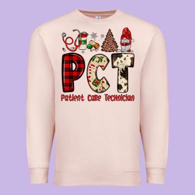 Pct Patient Care Technician  Christmas Premium Sweatshirt Designed By Jahusdesignshop