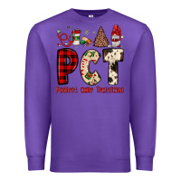 Purple pct patient care technician  christmas Premium Sweatshirt - JahusDesignShop