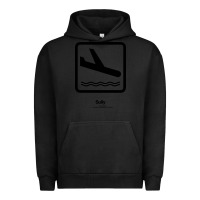 Pigment Black sully movie silhouette Urban Hoodie - DesigneFamous