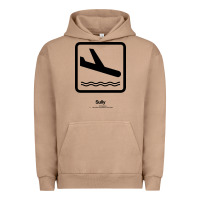 Pigment Burro sully movie silhouette Urban Hoodie - DesigneFamous