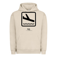Pigment French Oak sully movie silhouette Urban Hoodie - DesigneFamous