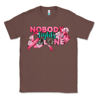 Chestnut nobody fights alone cancer awareness Classic Tee - CowGirlArtShop
