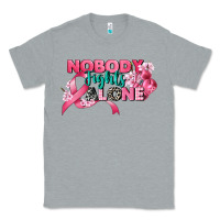 Heather Grey nobody fights alone cancer awareness Classic Tee - CowGirlArtShop
