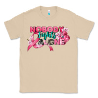 Mushroom nobody fights alone cancer awareness Classic Tee - CowGirlArtShop