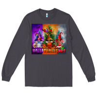 Smoke happy hallothanksmas Long Sleeve Tee - FaDigitalArtStudio