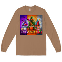 Toasted Coconut happy hallothanksmas Long Sleeve Tee - FaDigitalArtStudio