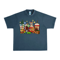 Midnight Navy Christmas coffee cups with Chihuahua Urban Heavy Tee - RanaPortraitStore