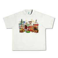 Pistachio Christmas coffee cups with Chihuahua Urban Heavy Tee - RanaPortraitStore