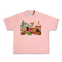 Salmon Christmas coffee cups with Chihuahua Urban Heavy Tee - RanaPortraitStore