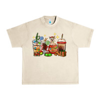 Sandshell Christmas coffee cups with Chihuahua Urban Heavy Tee - RanaPortraitStore