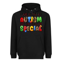 Black look beyond autism and see someone special Heavyweight Hoodie - JahusDesignShop