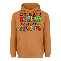 Meerkat look beyond autism and see someone special Heavyweight Hoodie - JahusDesignShop