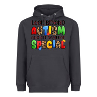 Smoke look beyond autism and see someone special Heavyweight Hoodie - JahusDesignShop