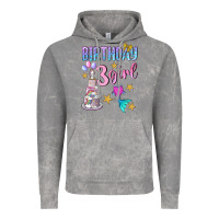 Birthday Girl 3 Vintage Hoodie | Teevron