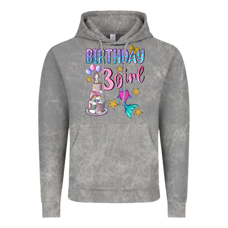 Birthday Girl 3 Vintage Hoodie by BundleAndBundleShop | Teevron