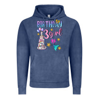 Vintage Denim birthday girl 3 Vintage Hoodie - BundleAndBundleShop
