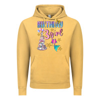 Vintage Mustard birthday girl 3 Vintage Hoodie - BundleAndBundleShop