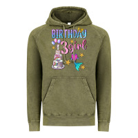 Vintage Olive birthday girl 3 Vintage Hoodie - BundleAndBundleShop