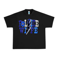 Black Police wife Urban Heavy Tee - FaDigitalArtStudio