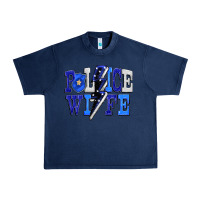 Navy Police wife Urban Heavy Tee - FaDigitalArtStudio