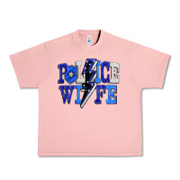 Salmon Police wife Urban Heavy Tee - FaDigitalArtStudio