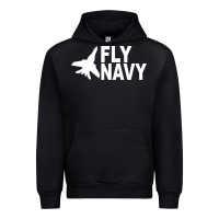 Black fly navy Urban Hoodie - DesigneFamous