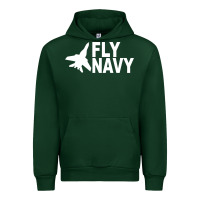 Forest Green fly navy Urban Hoodie - DesigneFamous