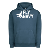 Pigment Midnight Navy fly navy Urban Hoodie - DesigneFamous