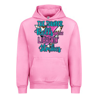 Fuchsia Pink The Thunder Rolls And The Lıghtnıng Strikes Urban Hoodie - JahusDesignShop