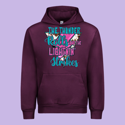 The Thunder Rolls And The Lıghtnıng Strikes Urban Hoodie Designed By Jahusdesignshop