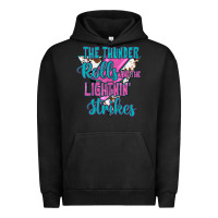 Pigment Black The Thunder Rolls And The Lıghtnıng Strikes Urban Hoodie - JahusDesignShop
