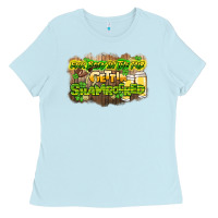 Baby Blue Err body in the pub gettin shamrocked Ladies Tee - HowdyJamesFarm