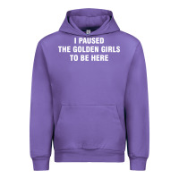 Tulip i paused the golden girls to be here Urban Hoodie - DesigneFamous