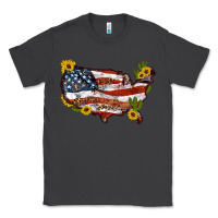 Smoke usa map with sunflower and cactus Classic Tee - Artiststas