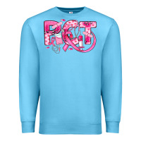 Ocean Blue breast cancer pct patient care technician Premium Sweatshirt - JahusDesignShop