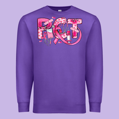 Breast Cancer Pct Patient Care Technician Premium Sweatshirt Designed By Jahusdesignshop