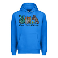 True Royal Peace love raccoon Premium Hoodie - LillyAllenDesigns