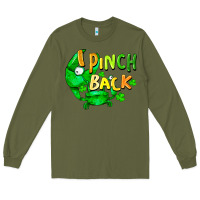 Army Green i pinch back with crab Long Sleeve Tee - FaDigitalArtStudio