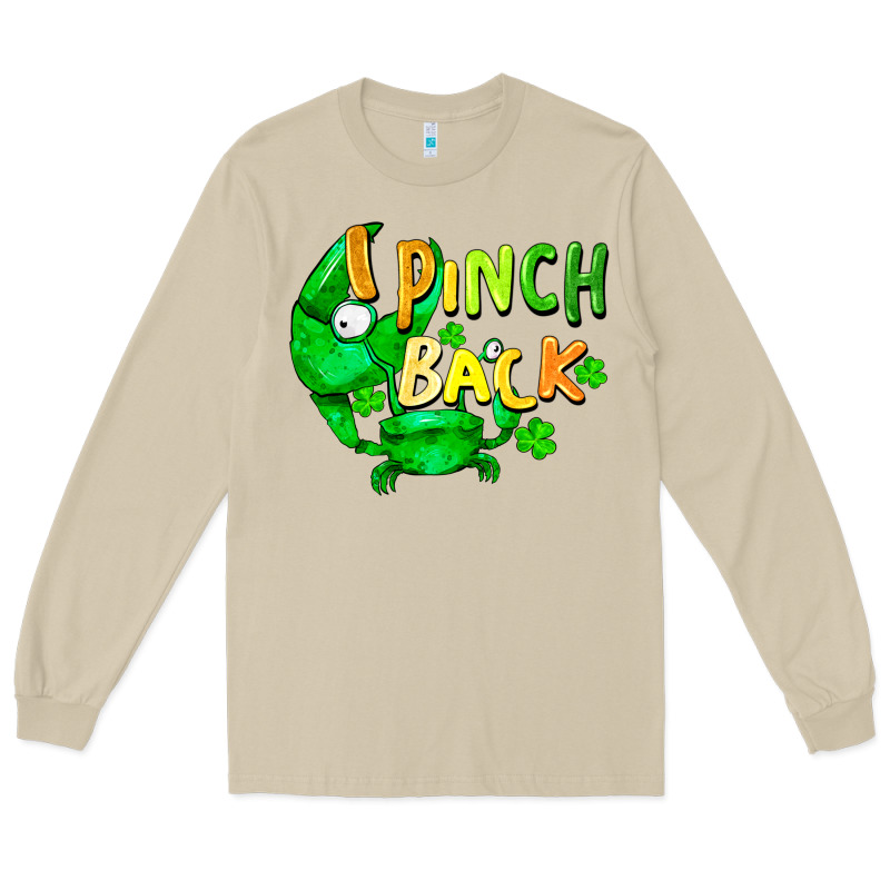 I Pinch Back With Crab Long Sleeve Tee by FaDigitalArtStudio | Teevron