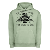 Pigment Oil Green hunter s thompson  fear and loathing in las vegas rare to die Urban Hoodie - DesigneFamous