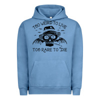 Pigment Pebble Blue hunter s thompson  fear and loathing in las vegas rare to die Urban Hoodie - DesigneFamous
