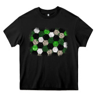 Black Soccer leopard glitter background Heavy Core Tee - HowdyJamesFarm