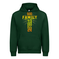 Forest Green god family steeler shirt father's day gift tee t shirt Urban Hoodie - DesigneFamous
